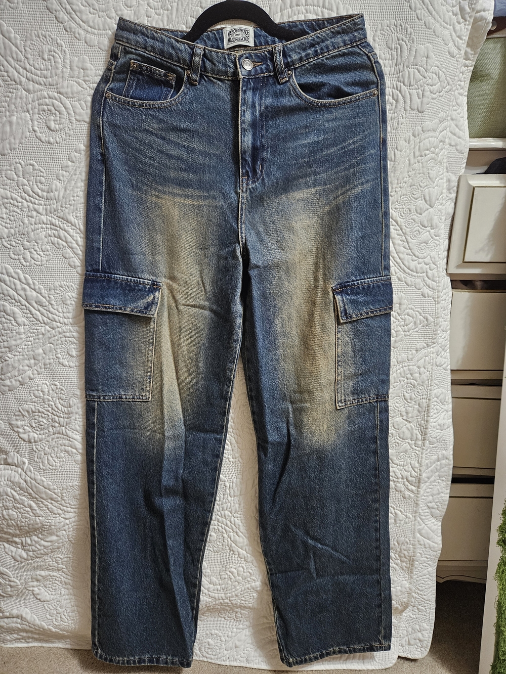 Denim Cargo Pants/Jeans